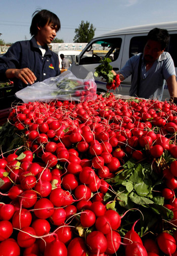 首都菜品豐富　市場價格回落