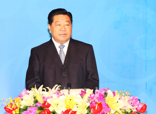 賈慶林：兩岸交流無黨派之分地域之別