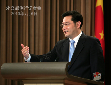 秦剛就美韓黃海軍演、中巴關(guān)系等答問