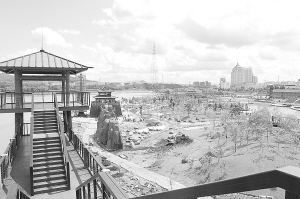 吉林一公園違規(guī)建在河道內(nèi) 政府投資5000萬