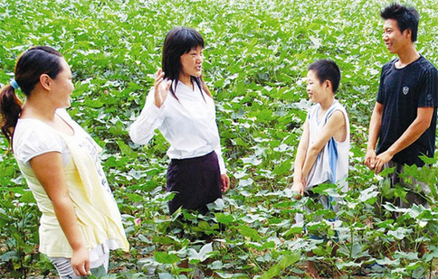 垣曲大學(xué)生村官宣講團(tuán)　田間地頭講政策