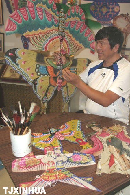 民俗風(fēng)箏表“七夕”之情