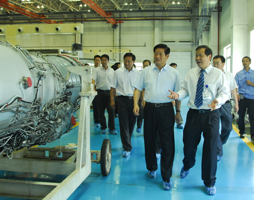 陜西省代省長(zhǎng)趙正永蒞臨西航檢查指導(dǎo)工作