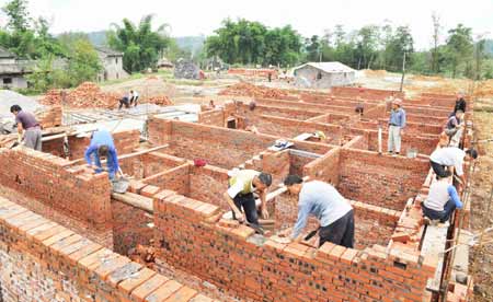 四川廣安災(zāi)后農(nóng)房重建快速推進(jìn)