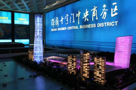 “主流媒體看廣東”參觀珠海橫琴十字門商務(wù)區(qū)