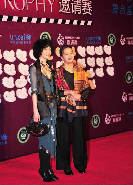 張曼玉、梁詠琪等巨星“突襲”觀瀾湖慈善晚宴