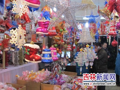 長(zhǎng)春商家“囤貨”迎圣誕商機(jī)