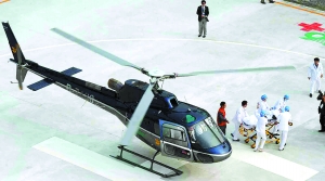 北京空中急救試航 將用于大型突發(fā)事件緊急救援