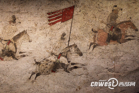 網(wǎng)媒陜西行:陜西歷史博物館唐代壁畫珍品