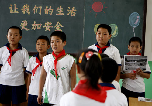 北京房山“7•21”受災(zāi)學(xué)校如期開(kāi)學(xué) 安全教育成第一課
