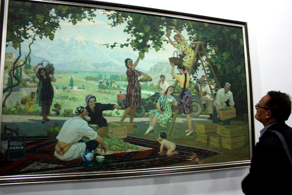 天山魂—哈孜·艾買(mǎi)提美術(shù)作品展今日在烏開(kāi)幕
