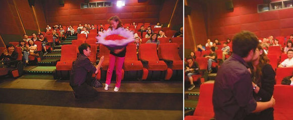 組圖:全球最令人瞠目的求婚創(chuàng)意