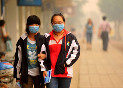 霧霾嚴重 如何預(yù)防呼吸道疾病(組圖)