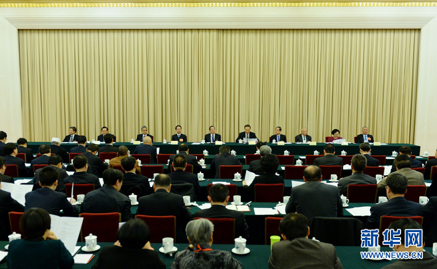 全國(guó)政協(xié)十二屆一次會(huì)議主席團(tuán)第一次會(huì)議在北京舉行