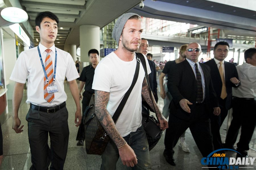 貝克漢姆抵京 再度開啟訪華之旅