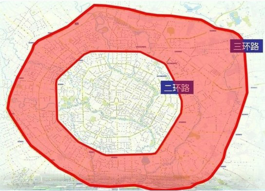 7月1日起 成都二三環(huán)路之間區(qū)域繼續(xù)實(shí)施尾號限行