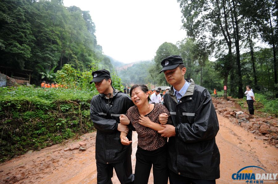 都江堰山體滑坡新發(fā)現(xiàn)4名遇難者遺體