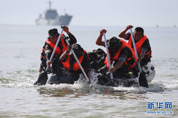 圖片實錄：全軍特種兵海上比武精彩回顧