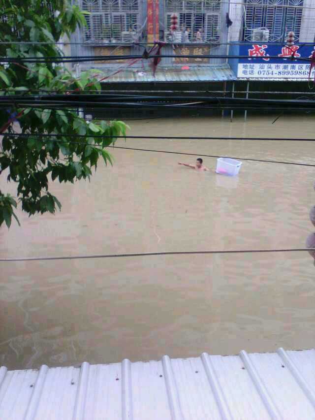 航拍廣東洪水重災(zāi)區(qū)龍窩鎮(zhèn)