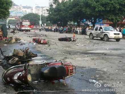 廣西桂林發(fā)生一起爆炸事故 疑有一人已經(jīng)死亡