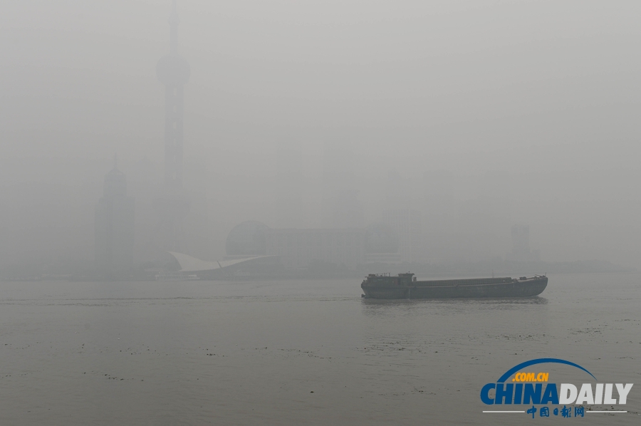 上海再遭六級重度污染