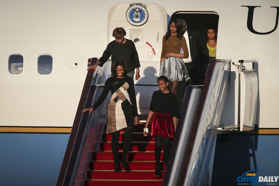 美國“第一夫人”米歇爾·奧巴馬抵達(dá)北京