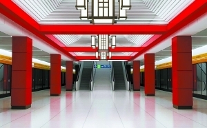 古典風(fēng)格車站10月亮相 地鐵15號(hào)線飄揚(yáng)