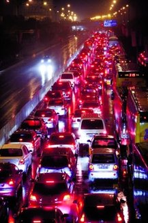 北京昨打破晚高峰擁堵路段紀(jì)錄 127路段飄紅