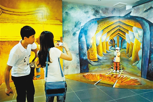 西南地區(qū)首家立體畫(huà)藝術(shù)館迎賓