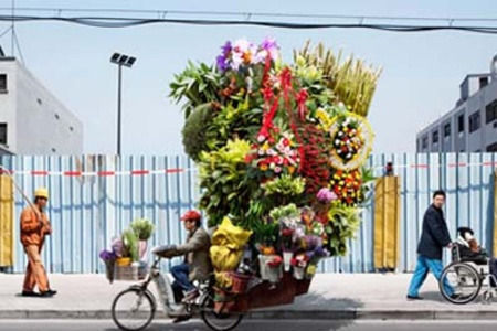 老外鏡頭下的上海“板車犀利哥”