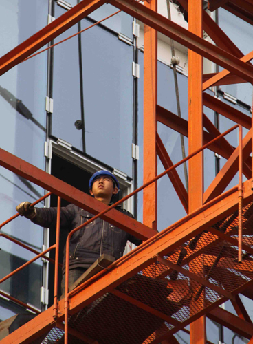 影像特寫(xiě)：福建援建彭州施工者表情