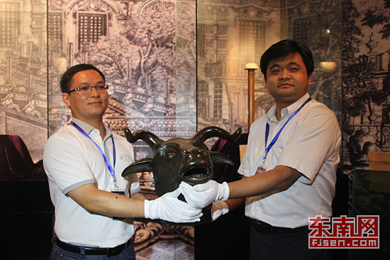 圓明園四大獸首首次亮相榕城 市民可免費(fèi)參觀