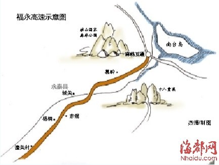 福永高速:一路橋隧一路景 福州到永泰只用半個小時
