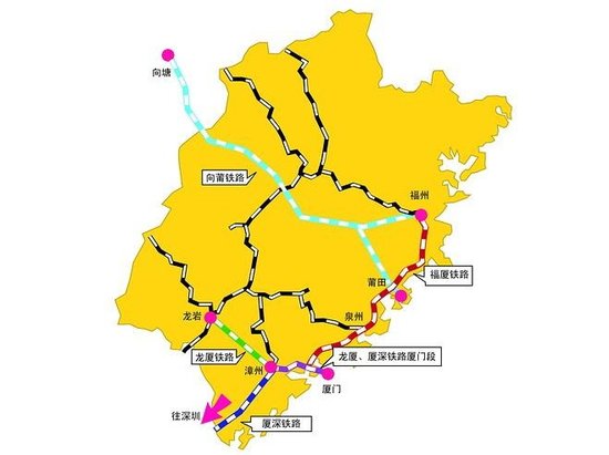 廈深鐵路年底或通車 二等票約160元全程2.5小時(shí)