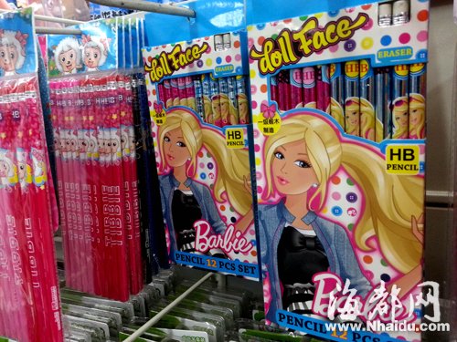 帶“香”文具多為三無產(chǎn)品 易導致慢性中毒<BR>