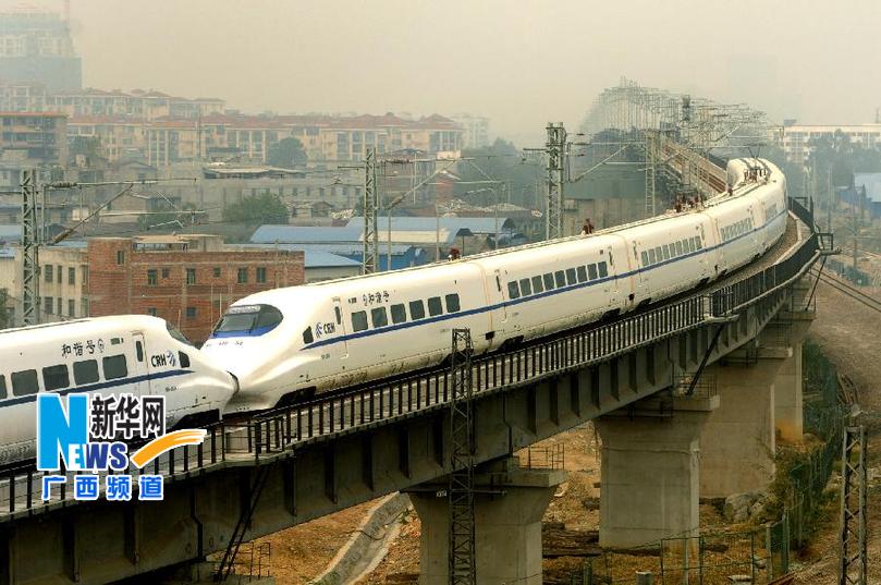 廣西動車28日正式投運(yùn) 將納入全國快速鐵路客運(yùn)網(wǎng)