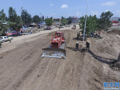 新華網(wǎng)無人機(jī)航拍：直擊邢臺災(zāi)后重建