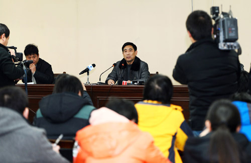 河南蘭考縣召開新聞通氣會 通報“1.04”火災事件