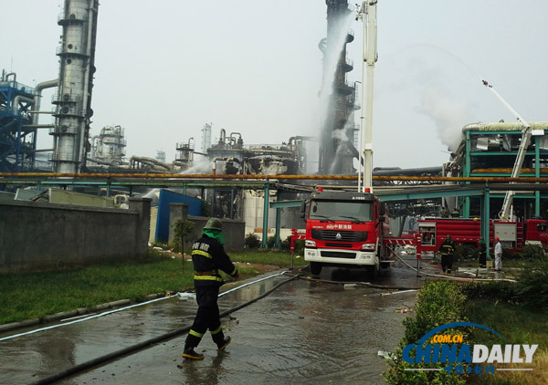 河南新鄉(xiāng)中新化工廠發(fā)生爆炸事故 致5人受傷