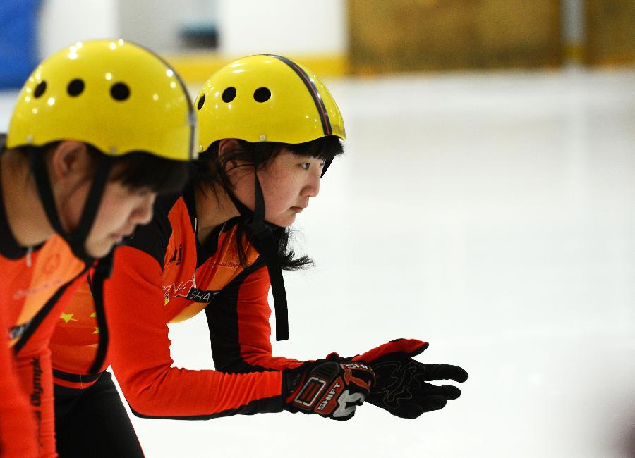 中國(guó)特奧速滑隊(duì)備戰(zhàn)世界冬季特奧會(huì)