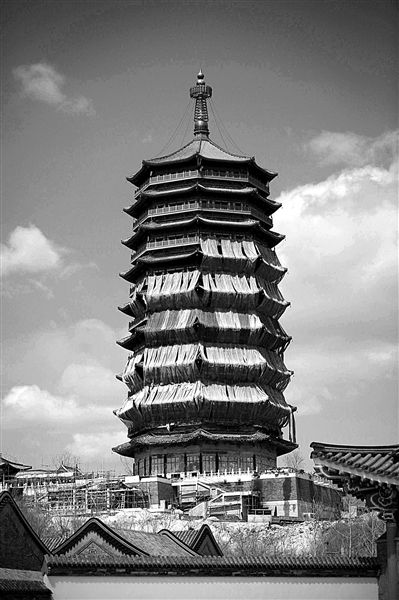 永定塔失火不影響園博會開園 過火面積達1500平方米