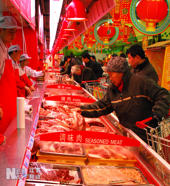 江蘇省蔬菜、豬肉等價格小幅上漲