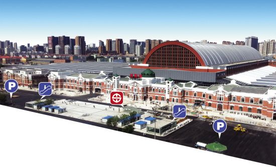 沈陽(yáng)站東廣場(chǎng)今日正式開放