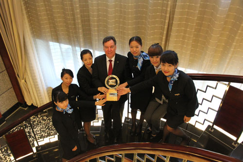 沈陽麗都索菲特酒店喜獲“金枕頭”