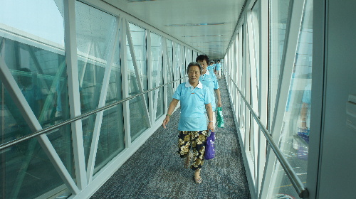 新航站樓第五次模演成功舉行 確保8月15日順利啟用