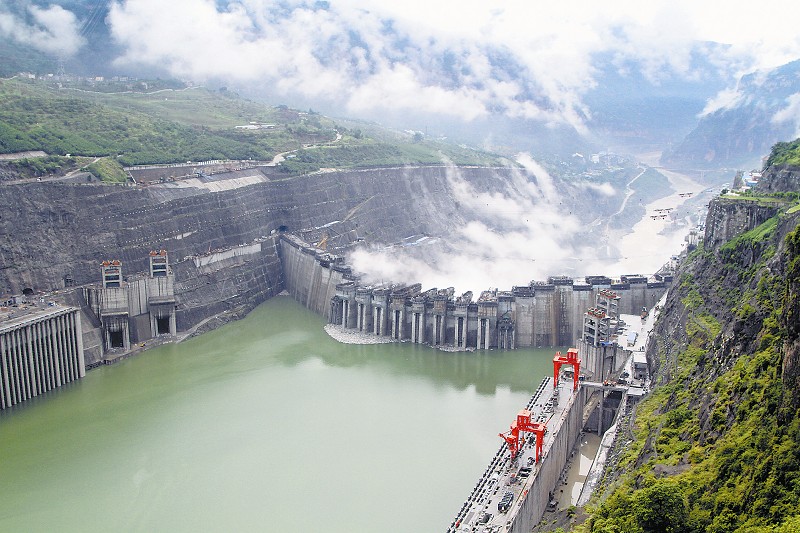 金沙江第一大水庫形成