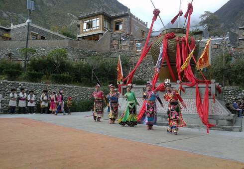 四川茂縣中國古羌城于羌歷年正式開城