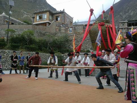 四川茂縣中國古羌城于羌歷年正式開城