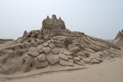 濰坊市首座沙雕公園亮相國家級濱海開發(fā)區(qū)