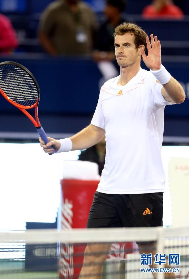 網(wǎng)球——上海大師賽：默里晉級四強(qiáng)